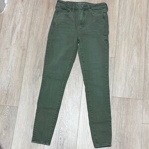 American Eagle Army Green Jegging